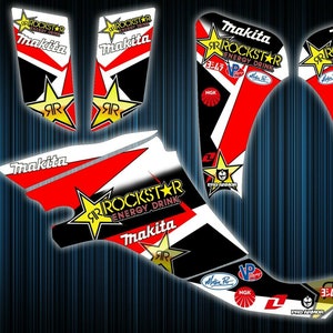Suzuki ltz400 stickers - graphics kit - decals - suzuki ltz 400 graphics kit