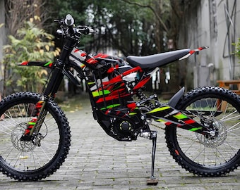 Sur-Ron Light Bee Graphics Kit: Motocross Vinyl Decals
