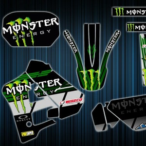 Yamaha dtr125 stickers - dtr graphics kit - yamaha decals - dt125r graphics kit