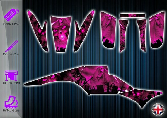 Polaris Scrambler 500 Stickers Graphics Kit Decal Trail Etsy