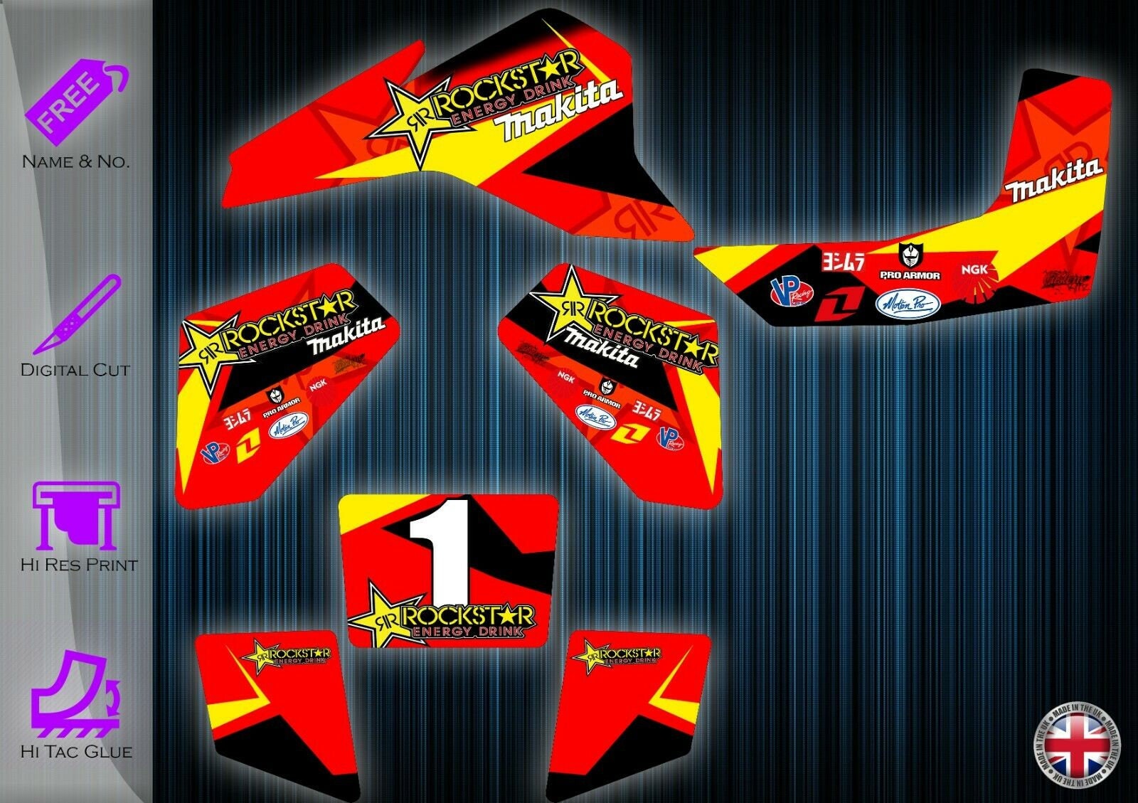 Suzuki Lt80 Stickers Lt 80 Graphics Kit Suzuki Decals Lt80 Graphics Kit -  Etsy