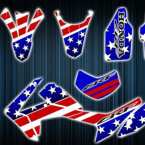 Honda crf250l stickers - crf graphics kit crf250 l decals - graphics kit crf250l