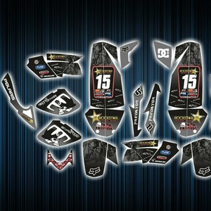 Polaris predator 500 stickers - graphics kit -  polaris decals  graphics kit
