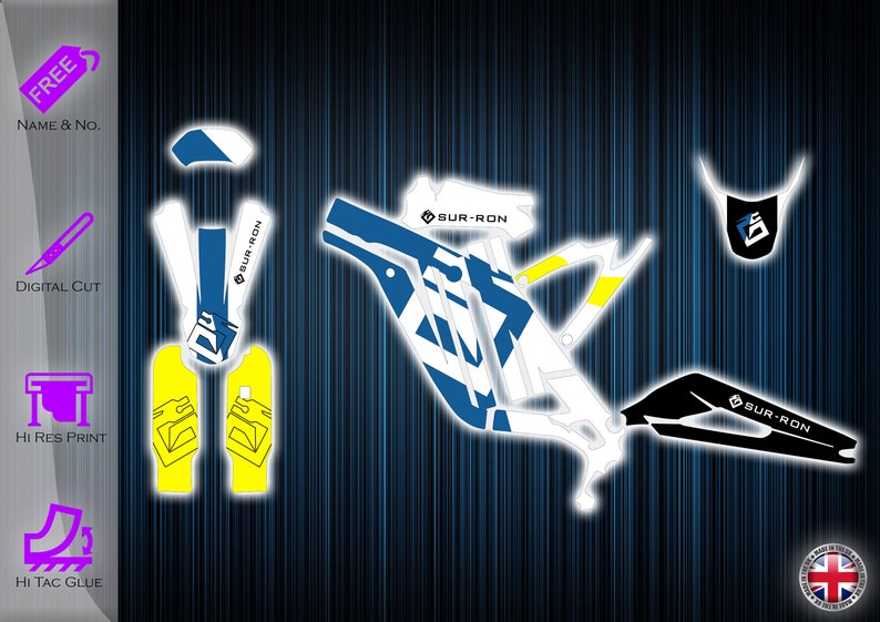 Surron Graphics Kit Sur Ron Sticker Kit Segway Graphics Etsy