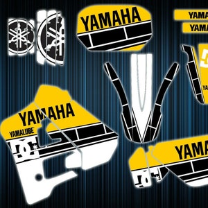 Naklejki Yamaha dtr125 - zestaw graficzny dtr - naklejki yamaha - zestaw graficzny dt125r