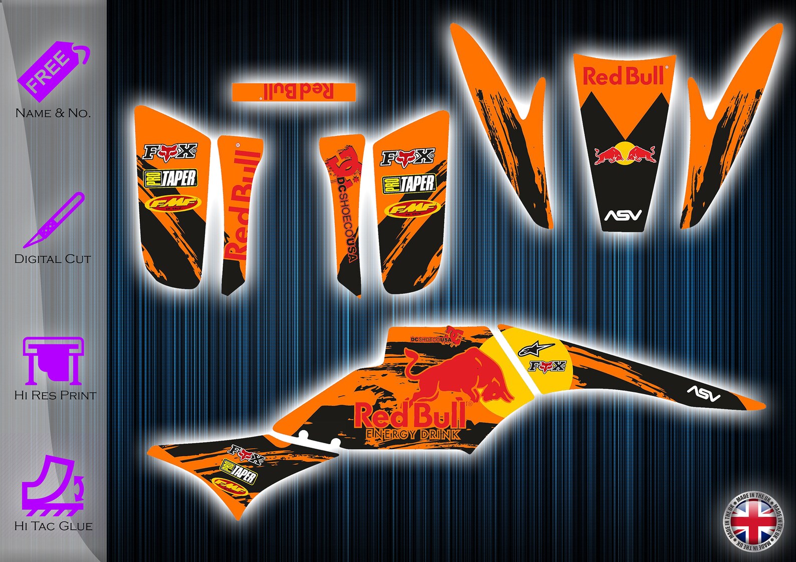 Polaris scrambler 500 stickers graphics kit decal trail Etsy