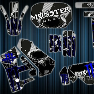 Yamaha dtr125 stickers - dtr graphics kit - yamaha decals - dt125r graphics kit