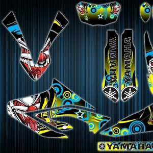 Yamaha wr125r stickers - wr graphics kit wr125 r decals - wr125r graphics kit
