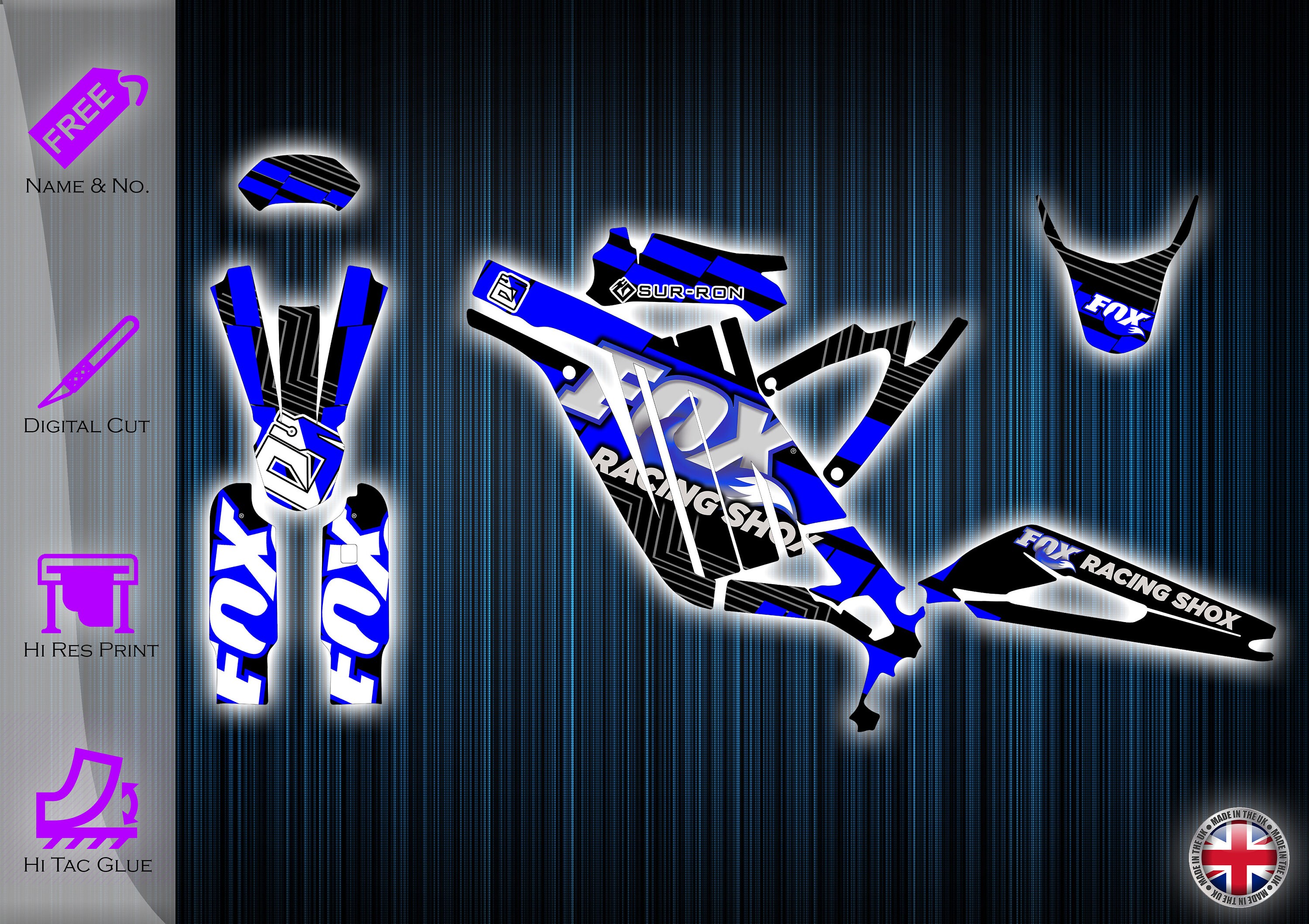 Surron Graphics Kit Sur Ron Sticker Kit Segway Graphics Etsy UK