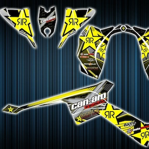 Canam ds90 Aufkleber - Grafikkit - Abziehbilder canam ds 90 atv Grafikkit