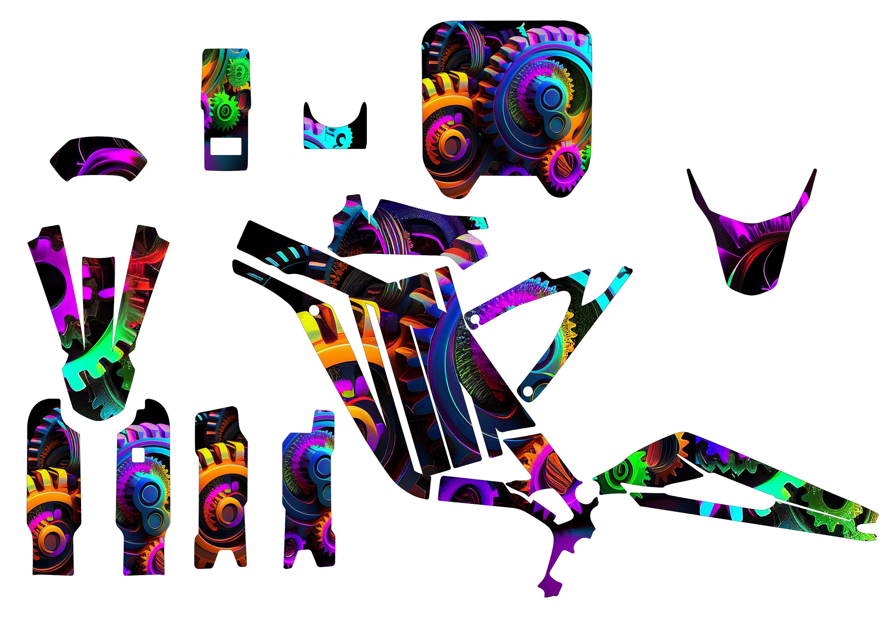 Surron Graphics Kit Sur Ron Sticker Kit Segway Graphics Etsy UK