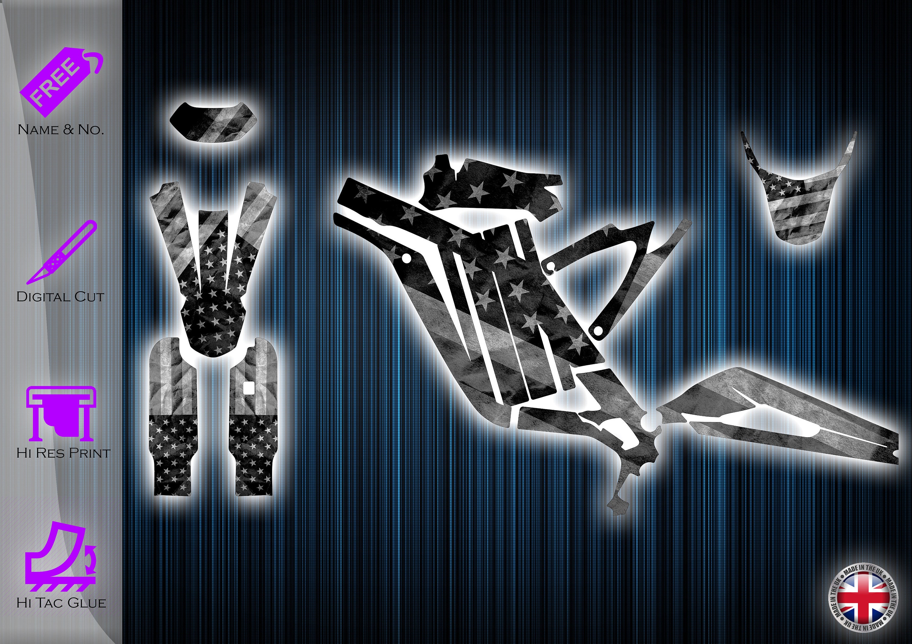 Surron Graphics Kit Sur Ron Sticker Kit Segway Graphics Etsy Finland