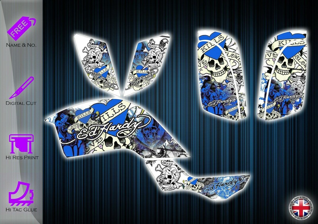 Yamaha Raptor 660 Stickers - Raptor 660r Graphics Kit - Decals Yfm ...