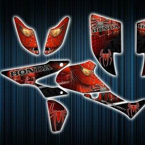 Honda trx450r stickers - graphics kit - decals trx 450 r atv graphics kit trx