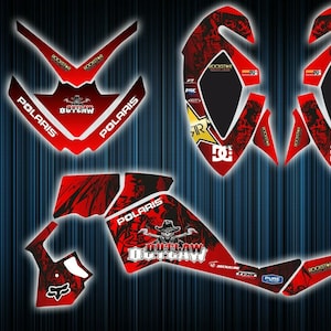 Polaris outlaw 450  500 stickers - graphics kit -  polaris decals  graphics kit