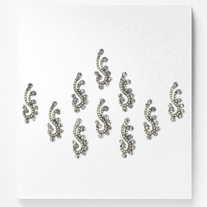 Silver traditional Bindi - Indian Jewellery