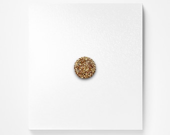 Gold Kristall Runde Bindi - Indischer Schmuck