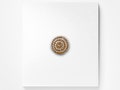 Gold and Pearl Round Bindi - Indian Jewellery