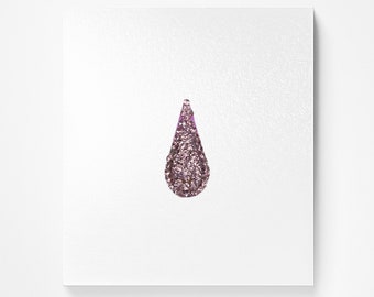 Lilac Teardrop Bindi - Indian Jewellery