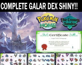 Pokémon Sword & Shield - Full Pokédex Complete 