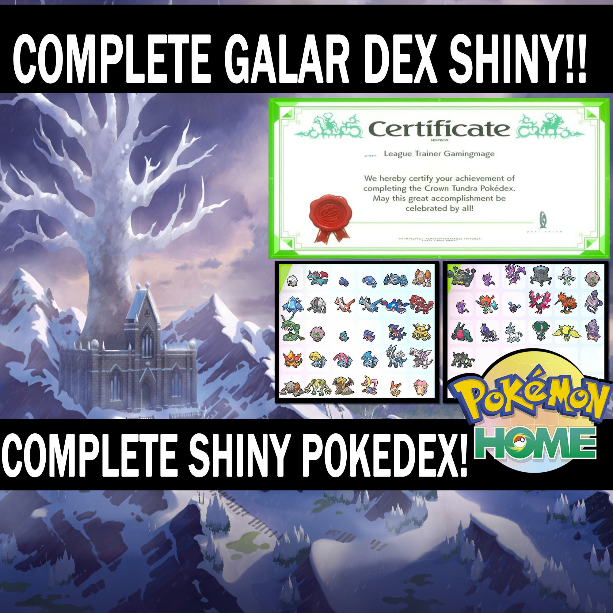 Quais Pokémon estão na Pokédex de Sword e Shield [região de Galar