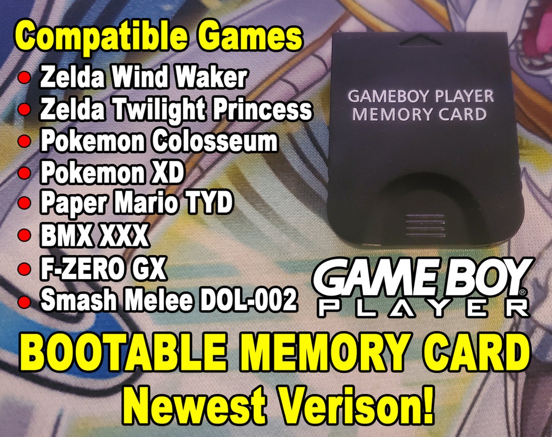 Game Boy Player Gamecube Memory Card Disc Replacement - Etsy