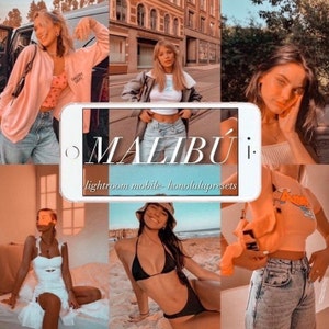 MALIBUS PRESET, Mobile Lightroom Preset, Instagram Preset, Summer Preset, Lightroom Mobile Preset