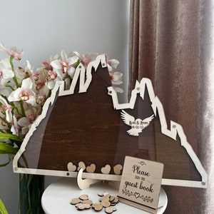Always wedding guestbook alternative, Castle guestbook wedding drop box
