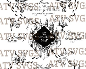 Download Marauders Map Etsy