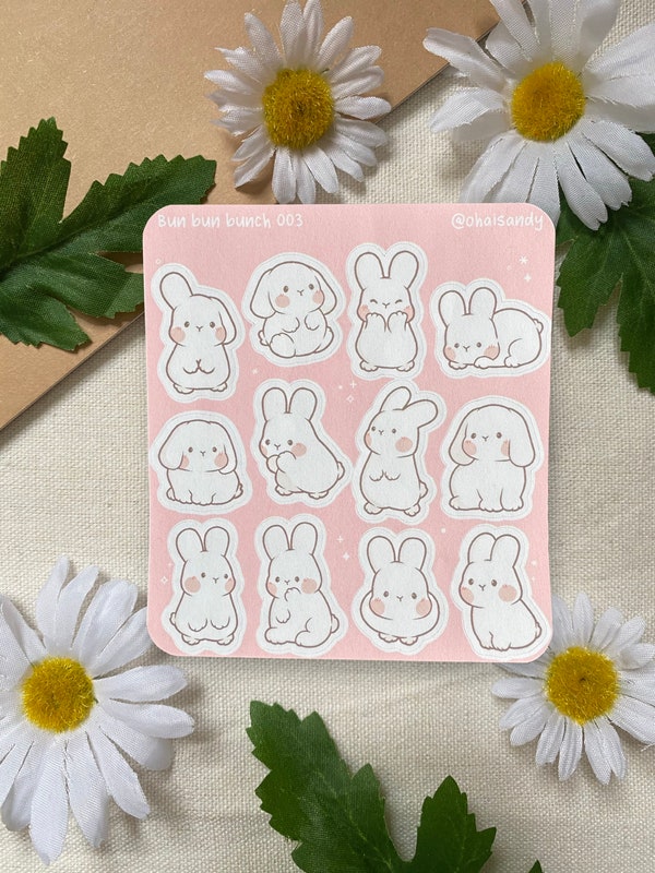 Black Bunny Angel Sticker Black Rabbit Memorial Sticker - Etsy