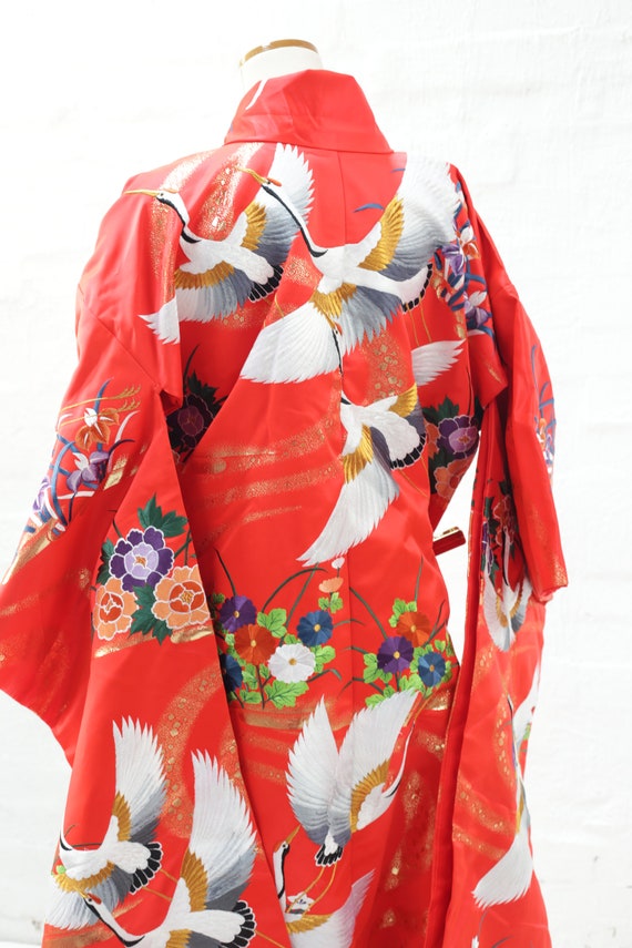 Good Condition, Vintage Uchikake Wedding Kimono, … - image 7
