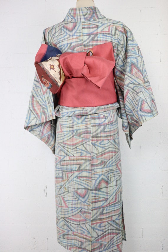 Vintage Modern Design Casual Kimono | Wool | Japa… - image 7