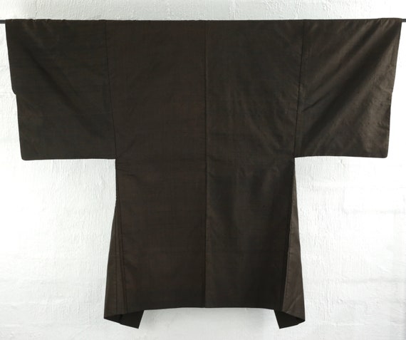 1940's Antique Men's Haori Kimono Jacket, Phoenix… - image 5