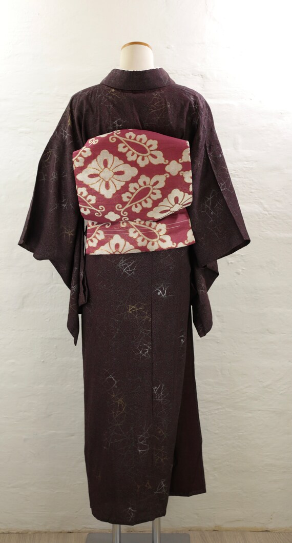 1940's Antique Summer Hitoe Kimono, Geometric Pattern… - Gem