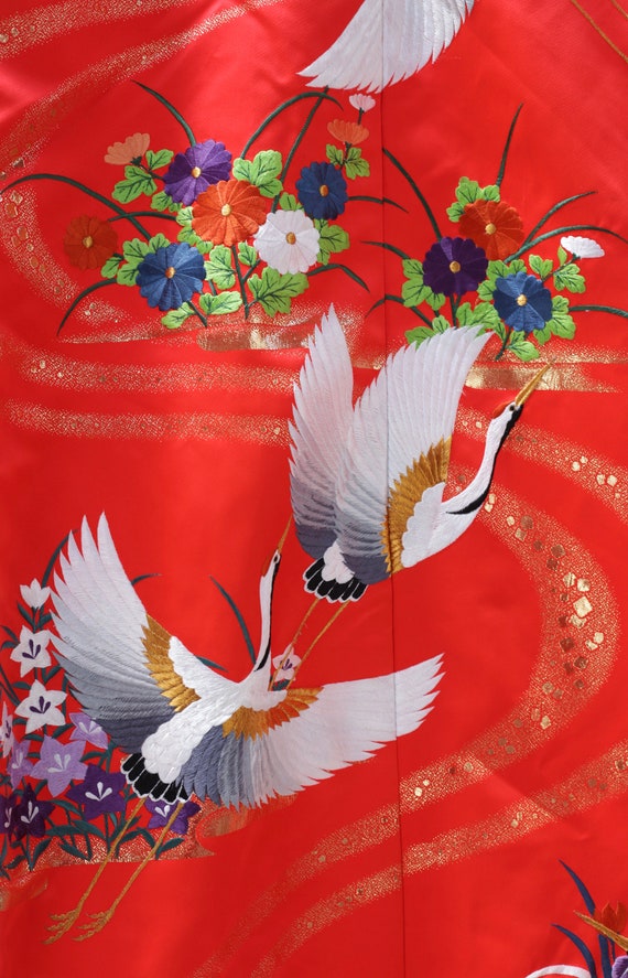 Good Condition, Vintage Uchikake Wedding Kimono, … - image 5