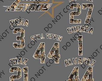 Houston Players Still Tippin, Camo, PNG, front & back