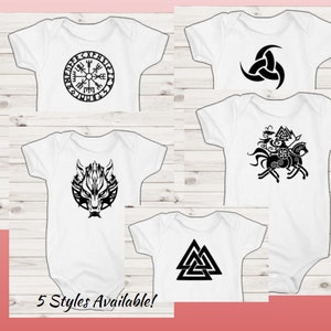 Norse Mythology & Viking Unisex baby onesies