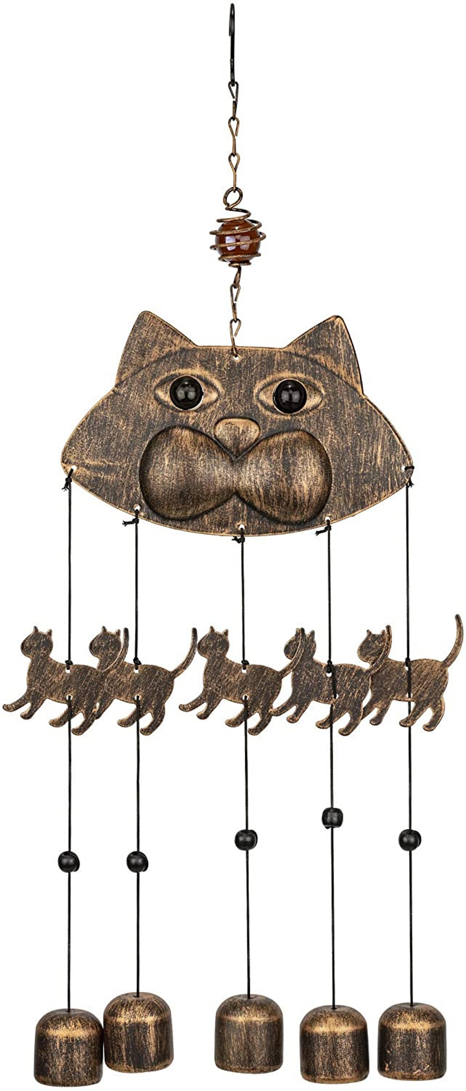 Cat Wind Chimes Gifts for Animal Lovers Double Sided Patio - Etsy