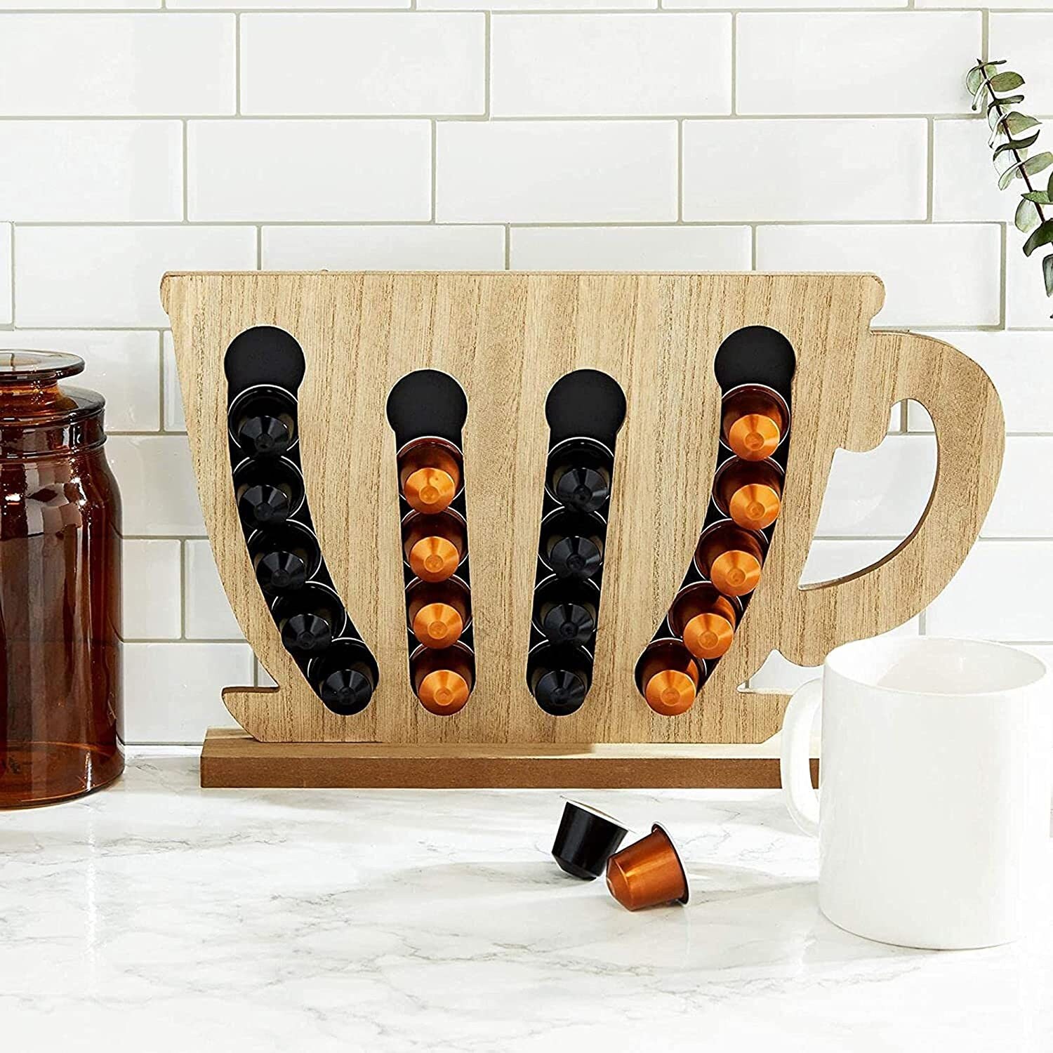 k cup storage jar