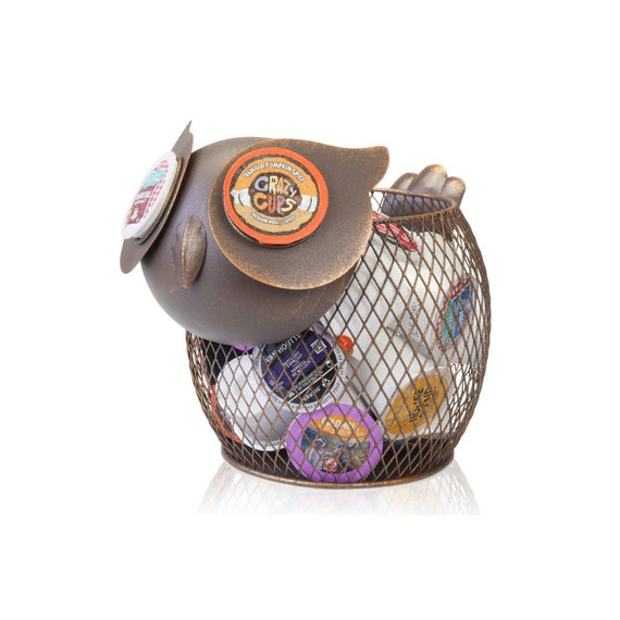 K Cup Holder, Coffee Pod Holder, Owl K cup Coffee Capsule Holder