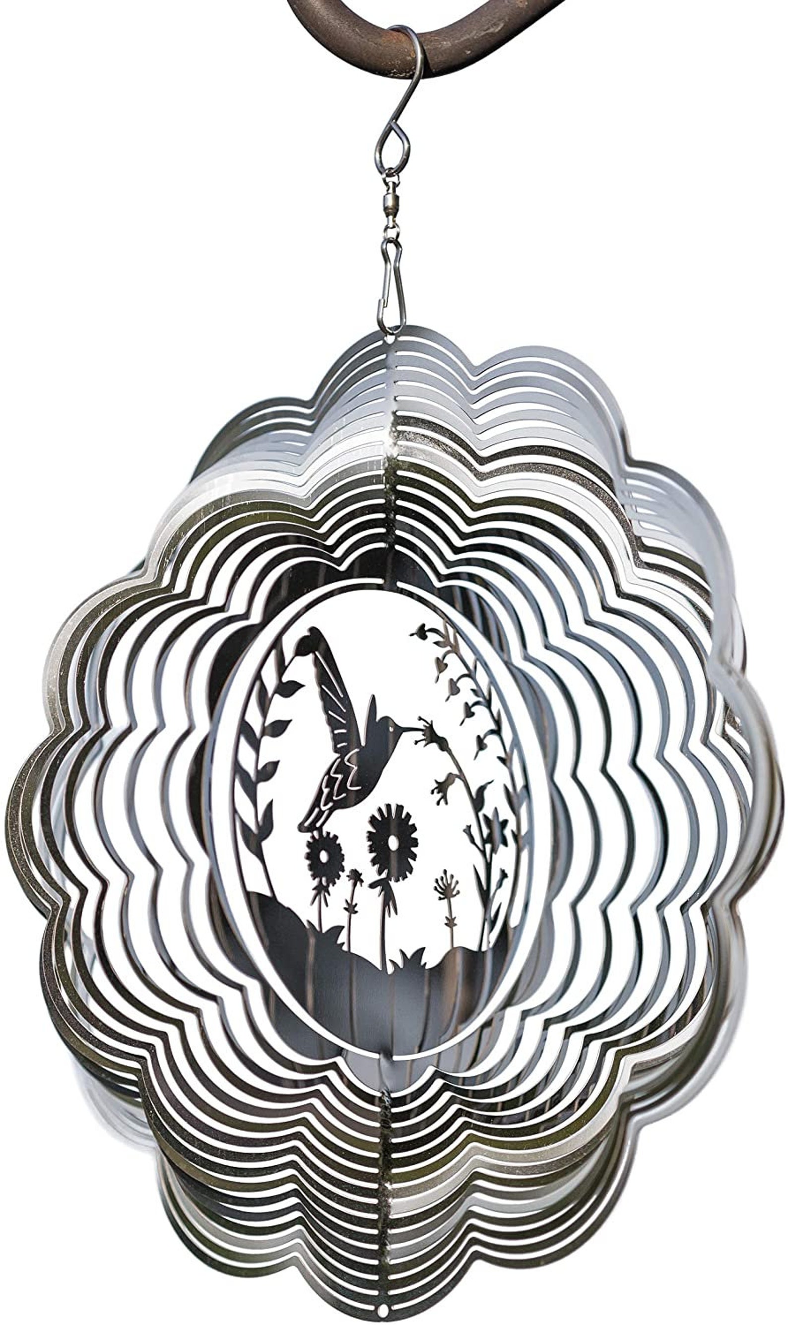 Metal Hummingbird Wind Spinner Gifts for Bird Lovers Etsy