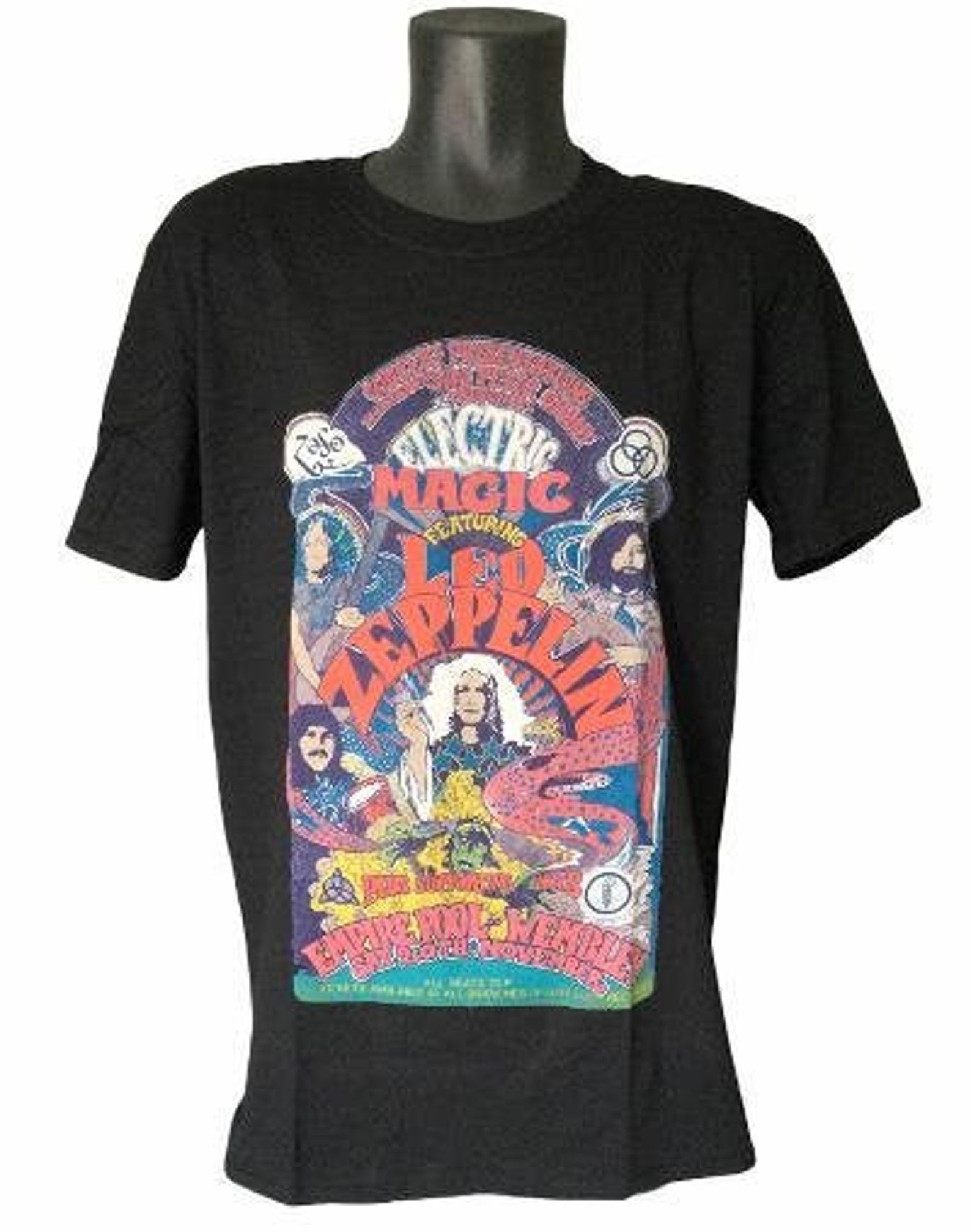 Led Zeppelin Unisex T Shirt: Full Colour Electric Magic | Etsy