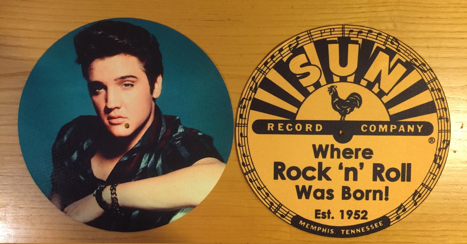 Elvis Presley/sun Records Two 10 Record Turntable Matd Etsy