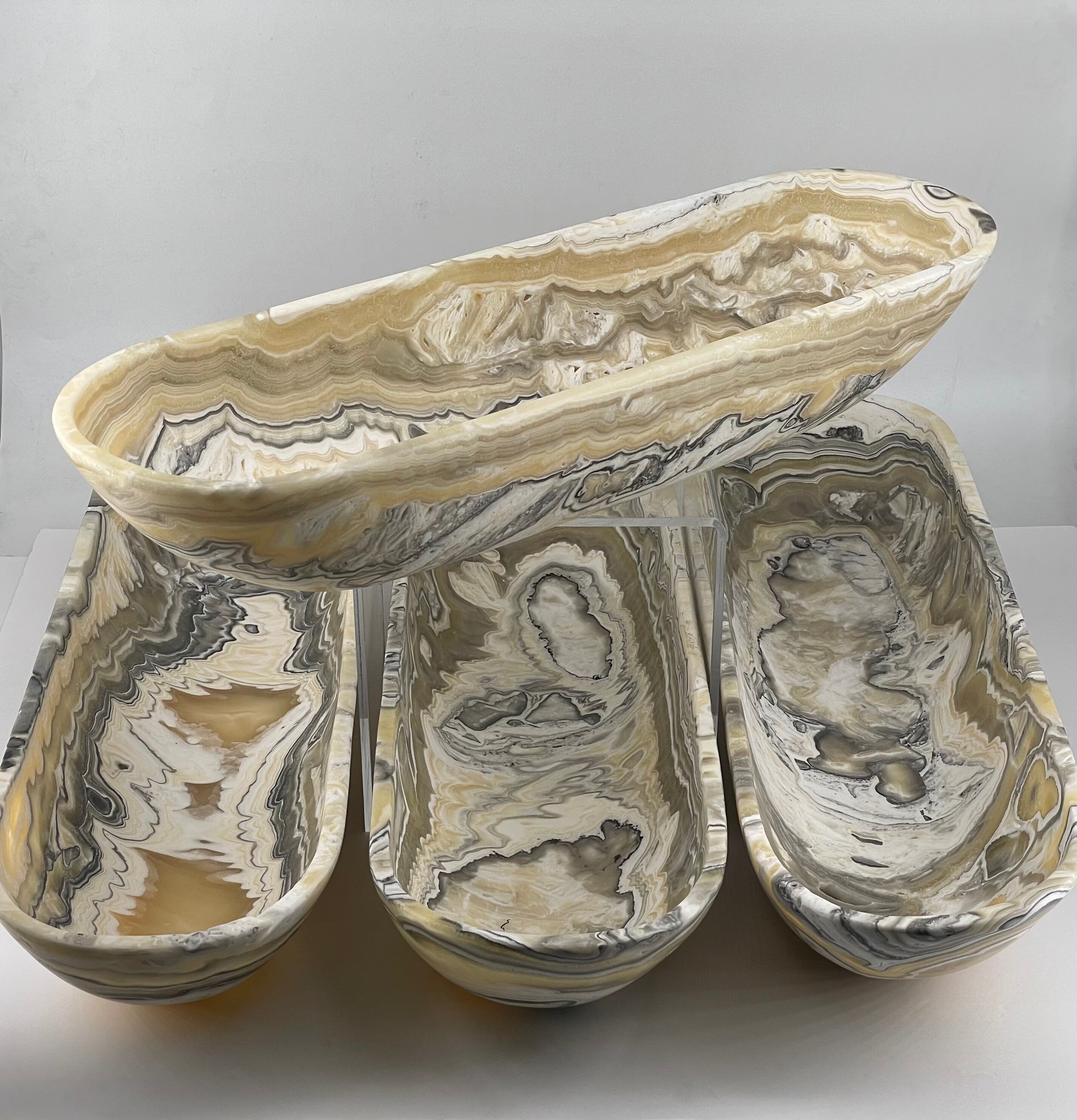 Select your exact PREMIUM Zebra Onyx massive tray/bowl 22 Etsy