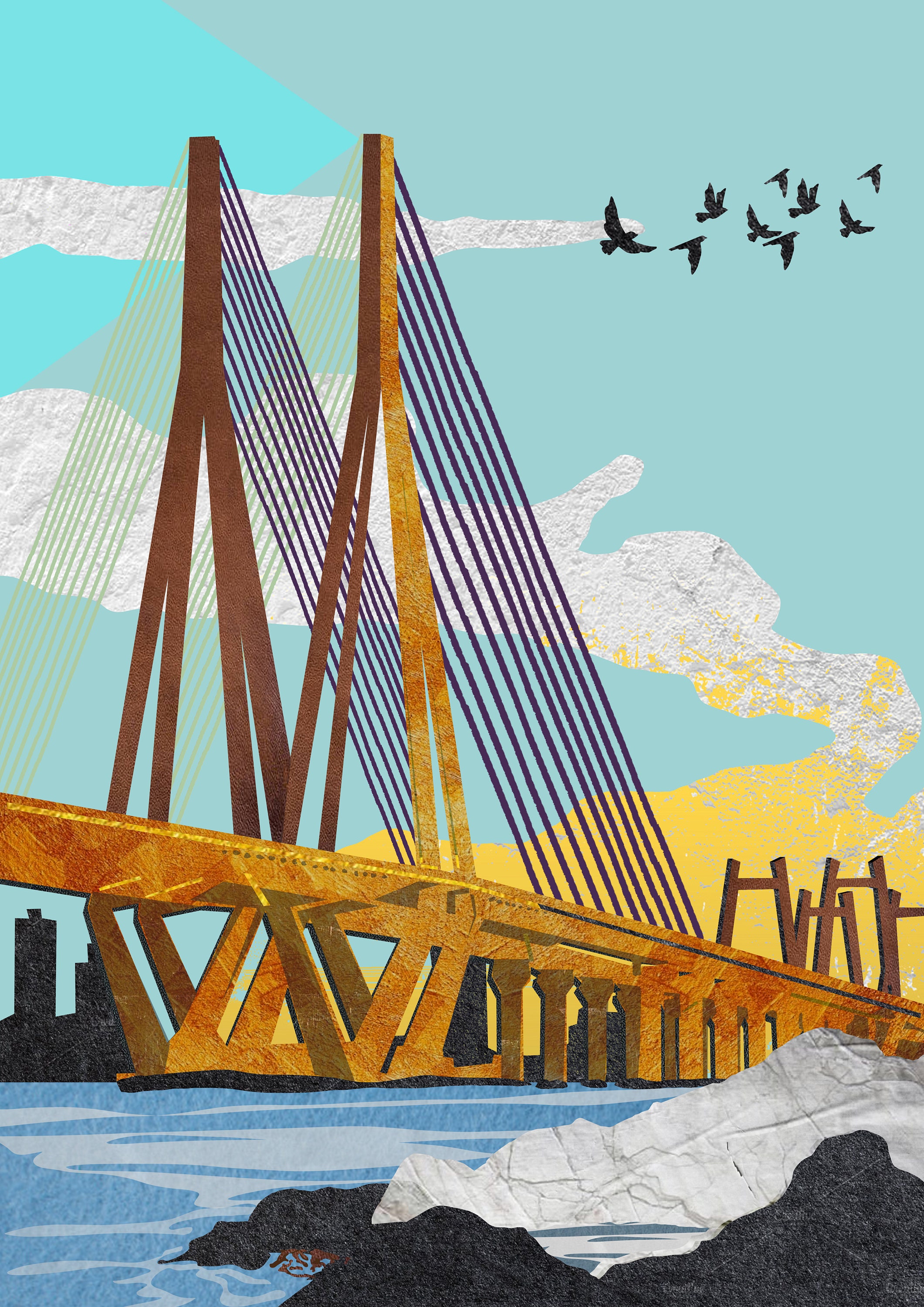 Mumbai Poster Art Prints Wall Art Design Holiday Travel Etsy