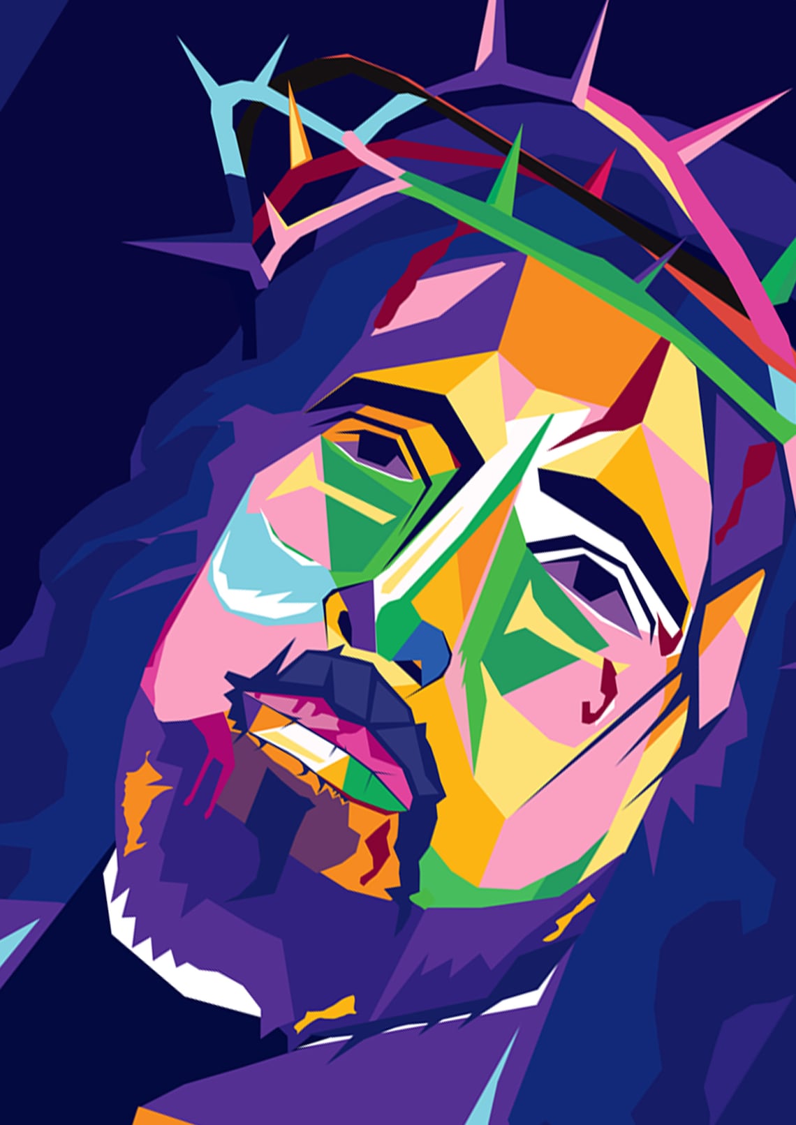 Christian Poster Christianity Wall Art Jesus Religious Arts Etsy