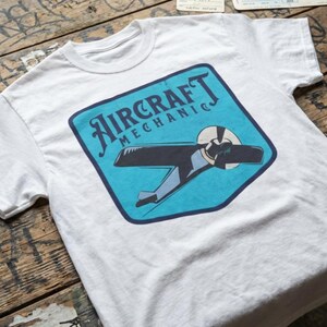 Camiseta de mecânico de aeronaves