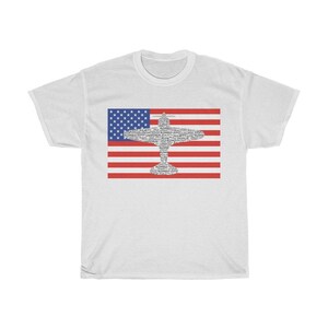 Aviação Alfabeto Fonético da OTAN Avião Piloto Bandeira dos EUA Camiseta