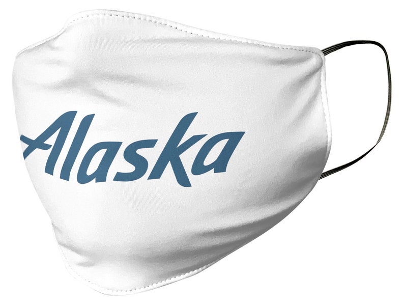 Alaska Airlines Face Mask Etsy