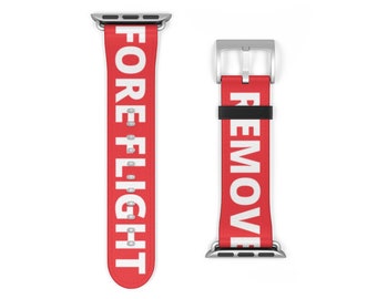 Remove Before Flight Apple Watch Band Etsy Singapore